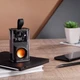 Колонка bluetooth «Hi-Fi» 5 Вт с разноцветной подсветкой, черная / оранжевая - фото № 8