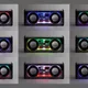 Колонка Bluetooth с разноцветной подсветкой-эквалайзером и прозрачным корпусом Buzz Light, черный - фото № 5