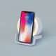 Колонка с беспроводной зарядкой и подсветкой Smart Sound, белая - фото № 6