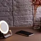 Колонка с беспроводной зарядкой и подсветкой Smart Sound, белая - фото № 7