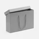 Коробка Handgrip, горизонтальная, серая - фото № 2