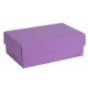 Коробка картонная Rusgifts Color, фиолетовая - фото № 1