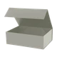 Коробка подарочная с магнитным клапаном Portobello, средняя, серая - фото № 1