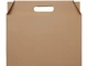 Коробка подарочная Tote, XL, крафт - фото № 2