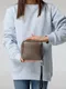 Косметичка дорожная с логотипом Very Marque Cubo, серая - фото № 10