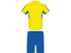 Костюм спортивный мужской Boca, желтый / синий - фото № 6