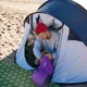Коврик надувной туристический RoadLike Camping, зеленый - фото № 11