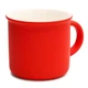 Кружка Camping, soft touch, 380 мл, красная - фото № 1