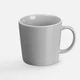 Кружка фарфоровая Molti Valotti Grand, серая - фото № 2