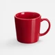 Кружка фарфоровая Molti Valotti Medio, красная - фото № 2