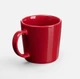 Кружка фарфоровая Molti Valotti Medio, красная - фото № 3