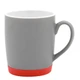 Кружка керамическая Make Me To Go, 320 мл, серая / красная - фото № 1