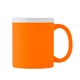 Кружка керамическая с матовой поверхностью, 300 мл, оранжевая - фото № 2