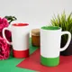 Кружка Mycup Fun2, 470 мл, белая / светло-зеленая - фото № 4