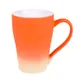 Кружка с прорезиненным покрытием Mycup Grade, оранжевая - фото № 1