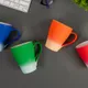 Кружка с прорезиненным покрытием Mycup Grade, зелёная - фото № 3
