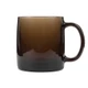 Кружка стеклянная Nordic Eclipse, коричневая - фото № 1
