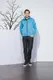 Куртка флисовая мужская Sol's New Look Men 250, бирюзовая - фото № 4