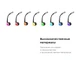 Лампа настольная с беспроводной зарядкой Rombica Led Spectra, черная - фото № 12