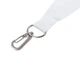 Ланъярд под сублимацию с карабином, 2 см, белый / серебристый - фото № 4