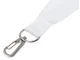 Ланъярд под сублимацию с карабином и замком обрыва, 2 см, белый / серебристый - фото № 4