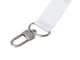 Ланъярд под сублимацию с карабином, межуровневым замком и замком обрыва, 2,5 см, белый / серебряный - фото № 4