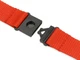 Ланьярд с карабином и замком безопасного разрыва, красный  - фото № 4