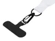 Лента под сублимацию для телефона с замком обрыва и карабином, 2 см, белая / черная - фото № 4