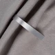 Лента сатиновая Satin 10 М, 90 см, серая - фото № 1