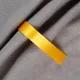 Лента сатиновая Satin 20 S, 10 см, желтая - фото № 1