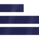 Лента сатиновая Satin 20 S, 20 см, темно-синяя - фото № 2