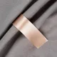 Лента сатиновая Satin 35 S, 20 см, светло-бежевая - фото № 1