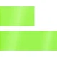 Лента сатиновая Satin 35 XL, 160 см, зеленый неон - фото № 1