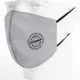 Маска бесклапанная фильтрующая Respirator 800 Hydrop с логотипом в фирменном пакете, серая - фото № 2