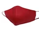 Маска для лица многоразовая из спанбонда, бордовая - фото № 1
