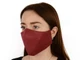 Маска для лица многоразовая из спанбонда, бордовая - фото № 2