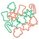 Мини-браслет силиконовый - фото № 1