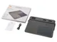 Коврик для мыши многофункциональный Q jet Multi Pad с беспроводной зарядкой и LCD экраном, 10 Вт, темно-серый - фото № 14