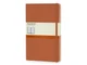 Записная книжка в линейку на резинке Moleskine Classic Large в линейку , оранжевый коралл - фото № 1