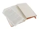 Записная книжка в линейку на резинке Moleskine Classic Pocket в линейку , оранжевый коралл - фото № 4