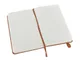 Записная книжка в линейку на резинке Moleskine Classic Pocket в линейку , оранжевый коралл - фото № 3