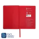 Набор Bplanner Color: ежедневник А5, внешний аккумулятор на 10000 mAh, шоппер, черный / красный - фото № 5