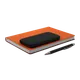 Набор Bplanner Color: ежедневник А5, внешний аккумулятор на 10000 mAh, шоппер, черный / оранжевый - фото № 6