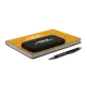 Набор Bplanner Color: ежедневник А5, внешний аккумулятор на 10000 mAh, шоппер, черный / желтый - фото № 3