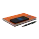 Набор Bplanner Color: ежедневник А5, внешний аккумулятор на 5000 mAh, шоппер, черный / оранжевый - фото № 3