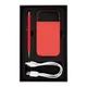 Набор Bplanner Power: ручка шариковая металлическая, внешний аккумулятор 10000 mAh, черный / красный - фото № 7