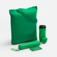 Набор Brightopia: зонт складной, внешний аккумулятор, термостакан, холщовая сумка, антистресс, зеленый - фото № 1