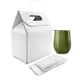 Набор Cofer Coffee Box CO12M: кофер, кофе зерновой 100 гр, белый / хаки - фото № 1