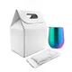 Набор Cofer Coffee Box CO12X: кофер глянцевый, кофе зерновой 100 гр, белый / разноцветный - фото № 1