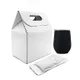 Набор Cofer Coffee Box Edge CO12S: кофер soft-touch, кофе зерновой 100 гр, белый / черный - фото № 1